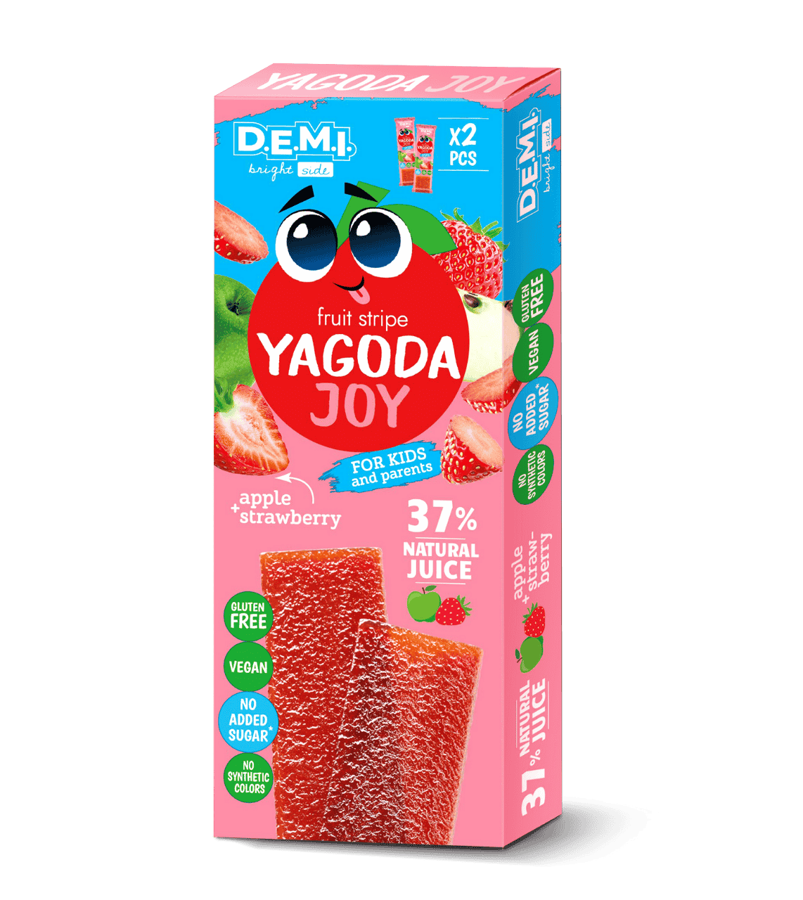YAGODA JOY x2 with strawberry juice