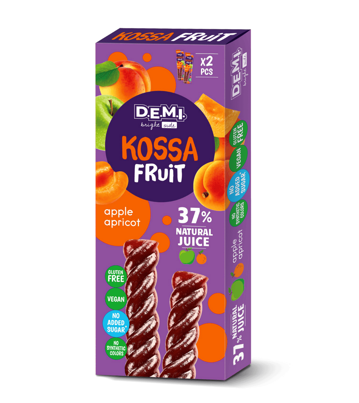 KOSSA FRUIT x2 із соком абрикоса