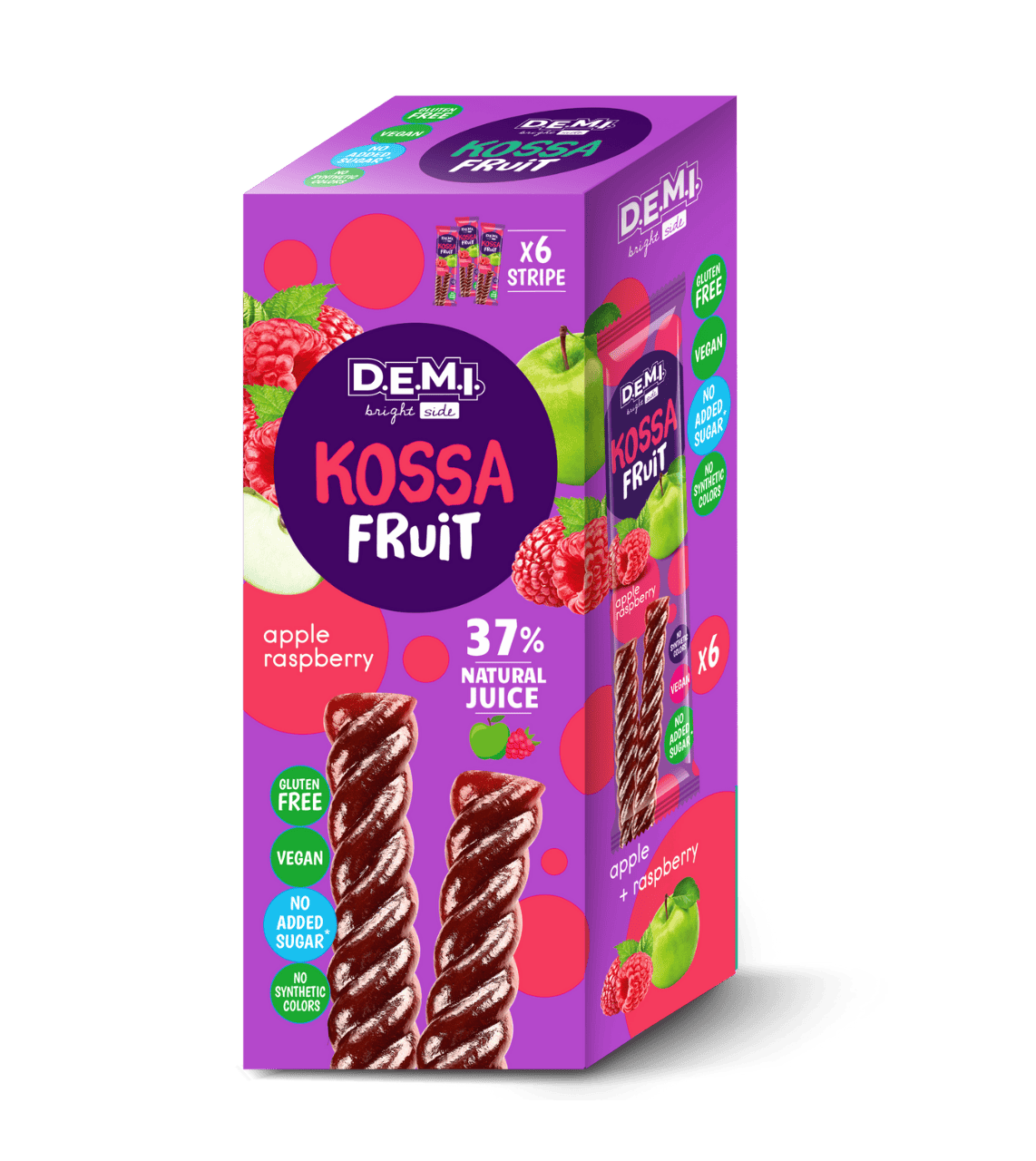 KOSSA FRUIT x6 із соком малини