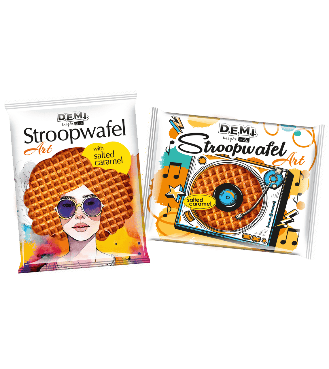 Stroopwafel ART із солоною карамельною начинкою